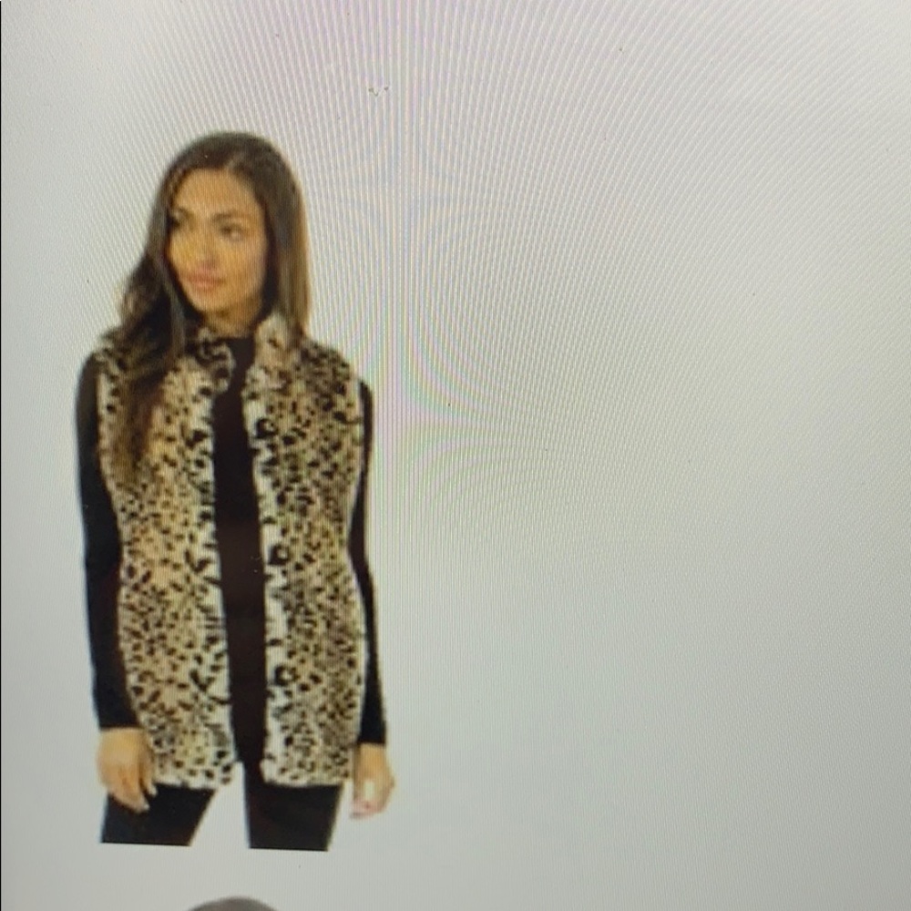 Fabulous Furs Faux Cheetah Vest